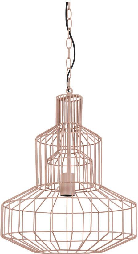 Light & Living Hanglamp 'Fynn' 40cm, kleur Lichtroze