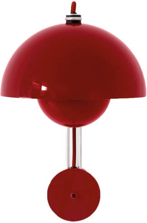 &Tradition Flowerpot VP8 Wandlamp Vermilion Red