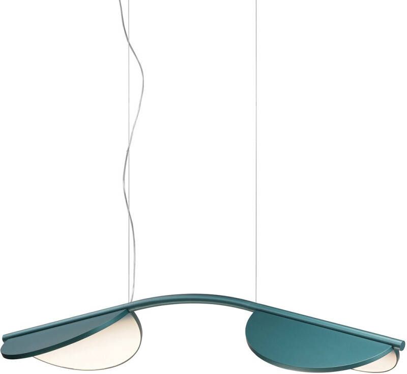 FLOS Almendra Arch S2 Hanglamp Short Blauw Metallic