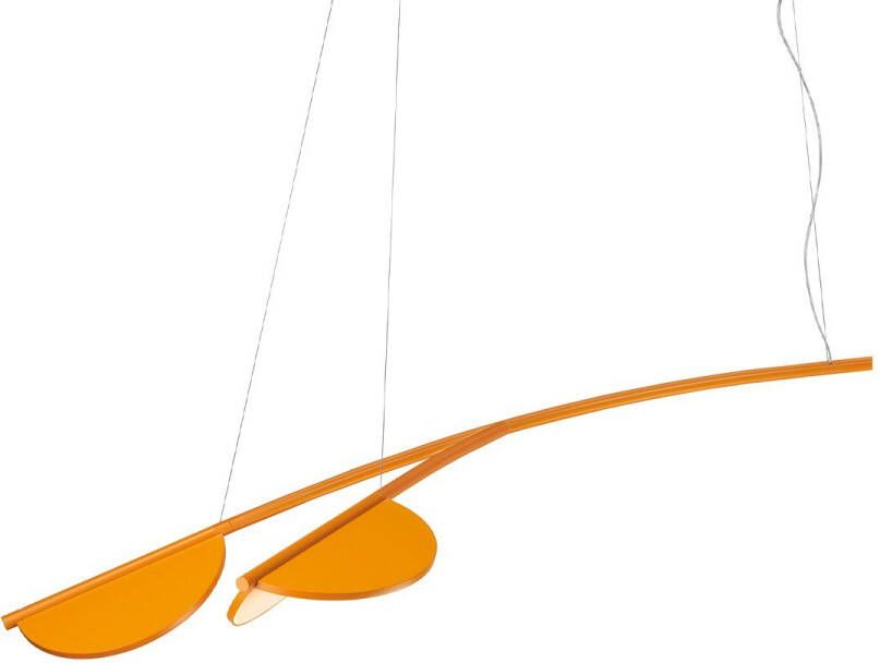 FLOS Almendra Organic S2 Hanglamp Long Oker