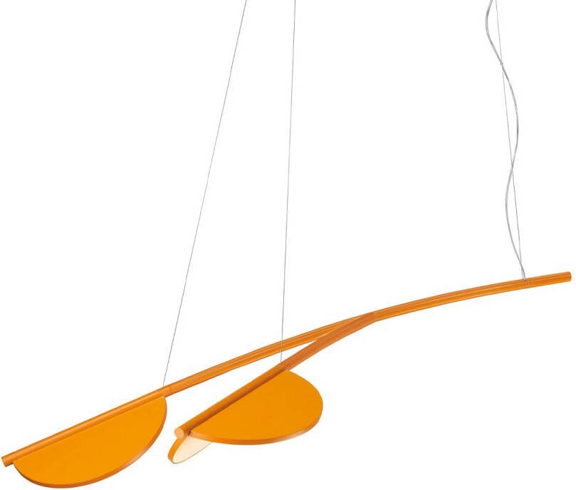 FLOS Almendra Organic S2 Hanglamp Short Oker