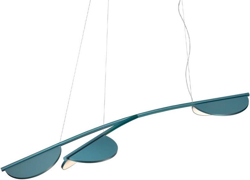 FLOS Almendra Organic S3 Hanglamp Short Blauw Metallic