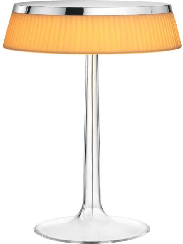 FLOS Bon Jour Tafellamp Chroom Plissé