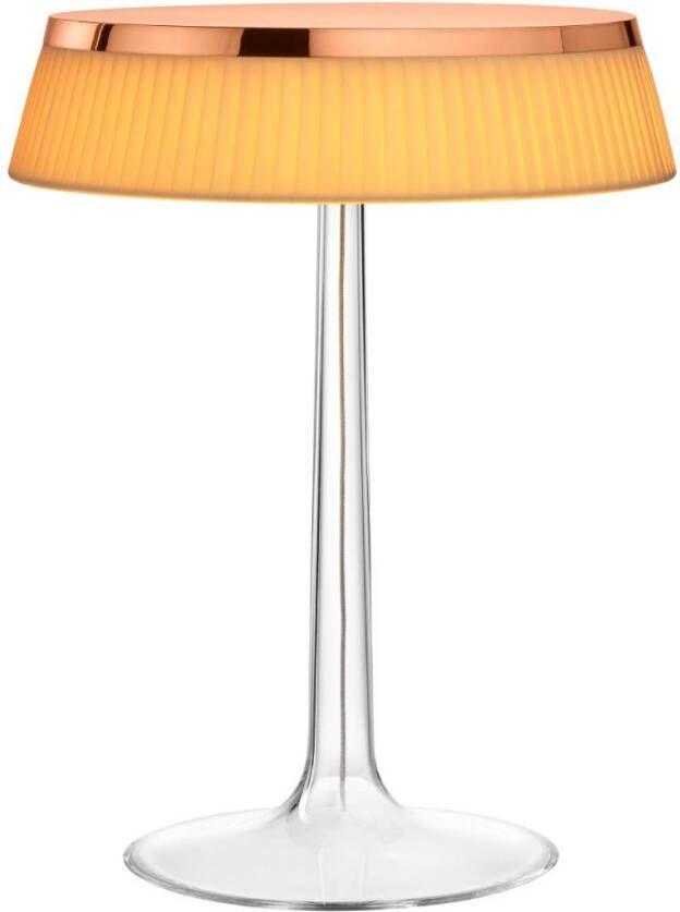 FLOS Bon Jour Tafellamp Koper Plissé