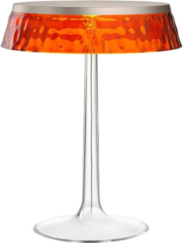 FLOS Bon Jour Tafellamp Mat Chroom Amber