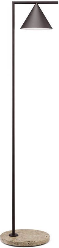 FLOS Captain Flint Outdoor Vloerlamp Bruin Aluminium 2700K