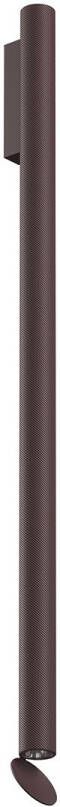 FLOS Flauta H1000 Outdoor LED Wandlamp Spiga Deep Brown