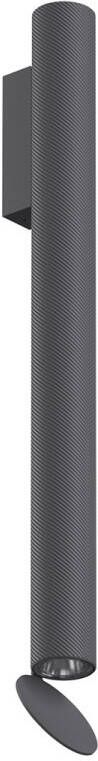 FLOS Flauta H500 Outdoor LED Wandlamp Spiga Antraciet