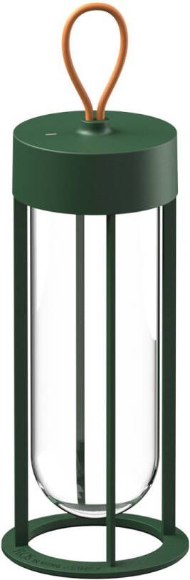 FLOS In Vitro Unplugged Tafellamp Bosgroen