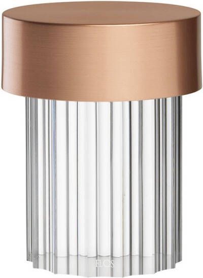 FLOS Last Order Tafellamp Geribbeld Satijn Koper