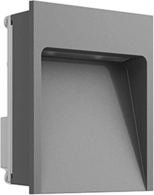 FLOS My Way Outdoor Wandlamp 110x100 Antraciet 3000K