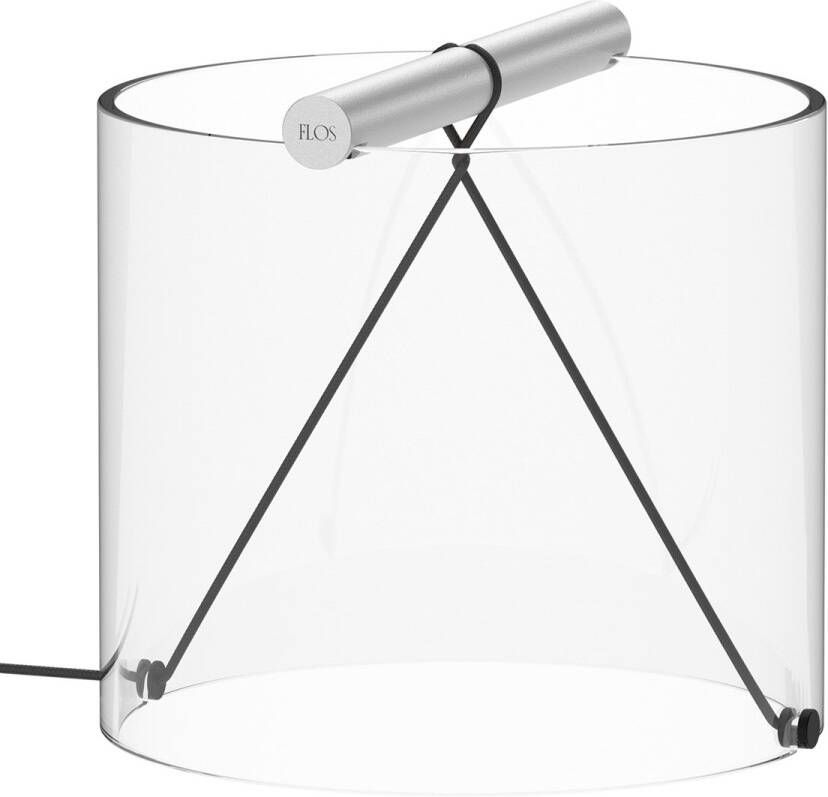 FLOS To Tie T1 Tafellamp Geanodiseerd Aluminium
