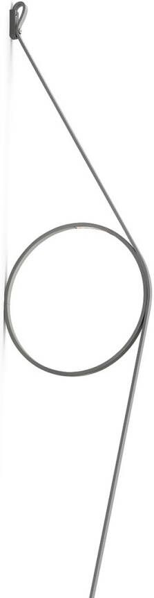 FLOS WireRing Wandlamp Grijze Kabel Grijze Ring