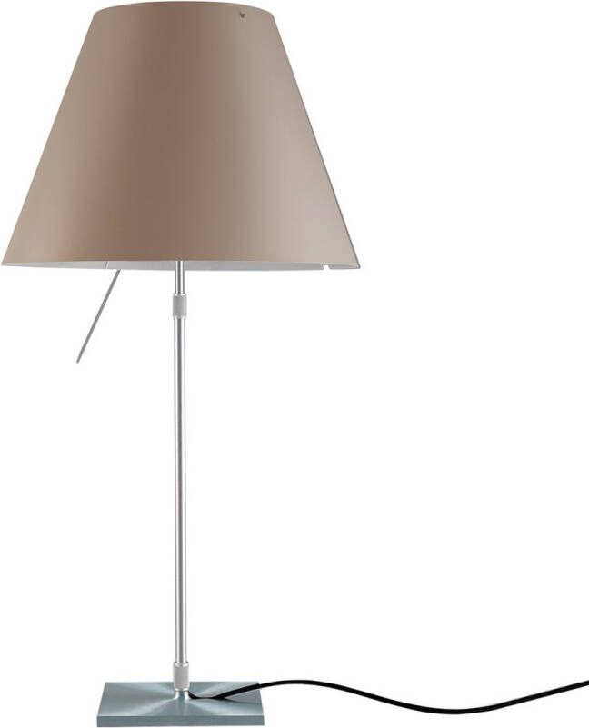 Luceplan Costanza Tafellamp Aluminium Shaded Stone Lampenkap