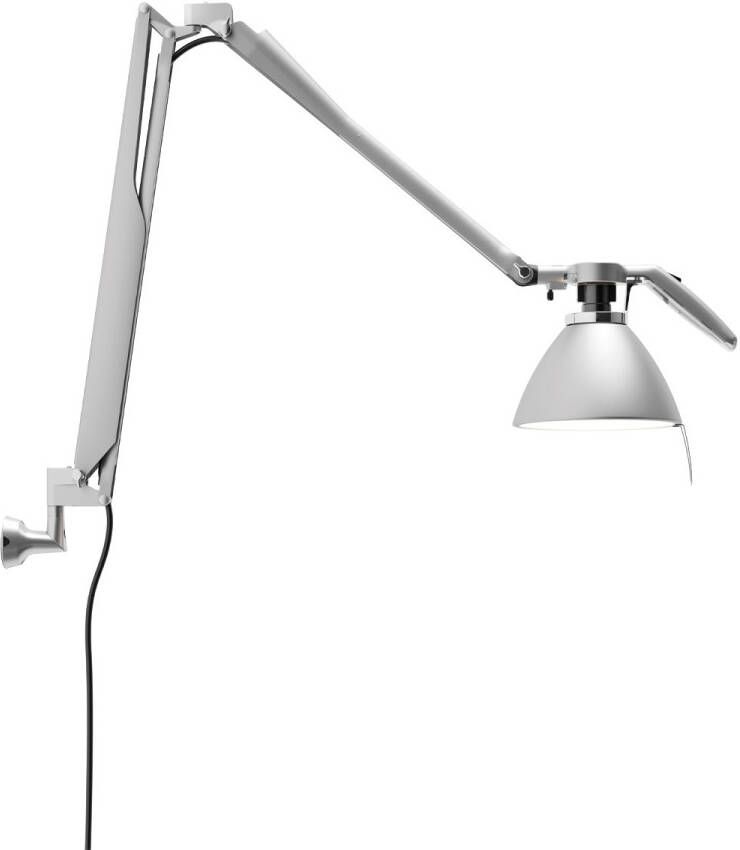Luceplan Fortebraccio Bureaulamp Metaal Pin voor Wandbevestiging