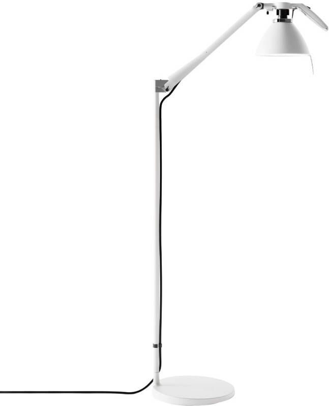 Luceplan Fortebraccio Vloerlamp Wit Lampvoet in Wit