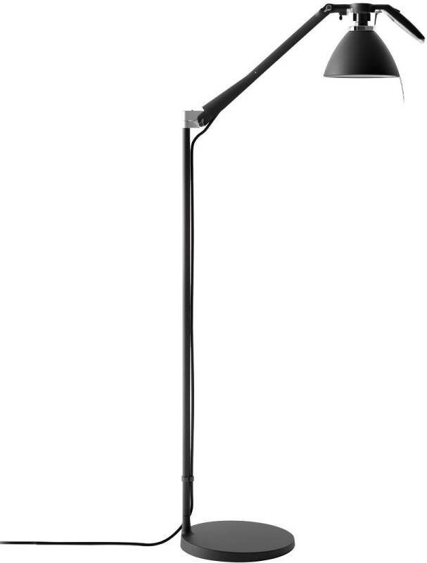 Luceplan Fortebraccio Vloerlamp Zwart Lampvoet in Zwart