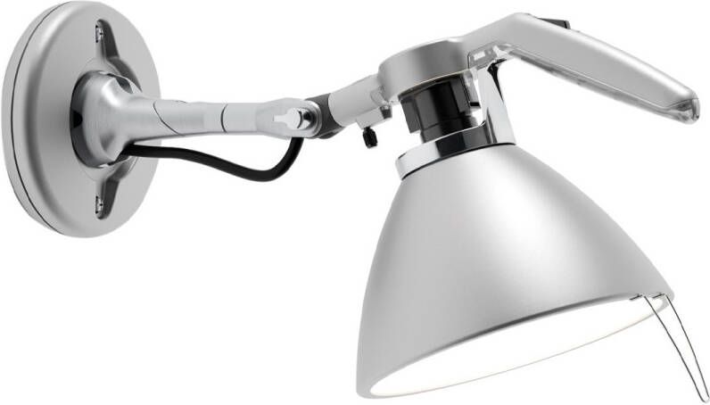 Luceplan Fortebraccio Wandspot Metaal Diameter Kap 16 cm