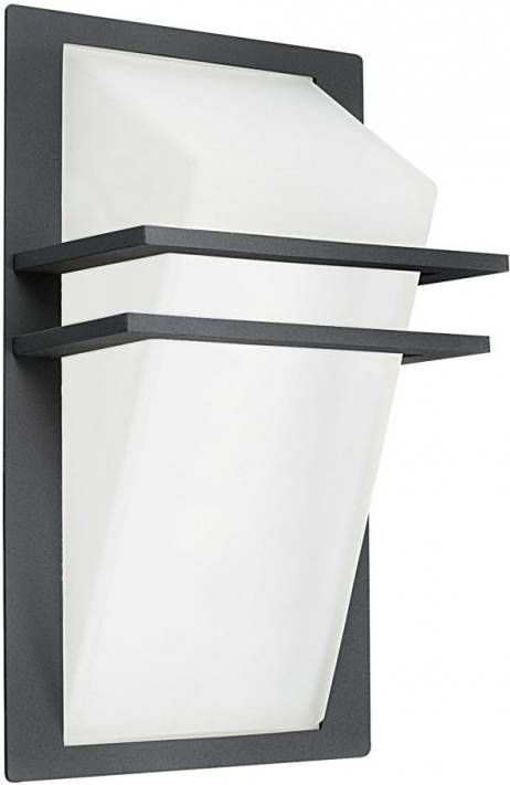 EGLO  Park   Buitenverlichting   Wandlamp   1 Lichts   Antraciet   Wit