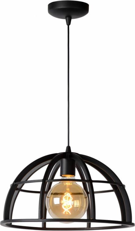 Lucide hanglamp Dikra zwart Ø40 cm Leen Bakker