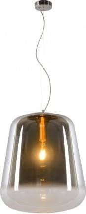 Lucide Glorio Hanglamp Glas Ø 45 cm Bruin / Grijs