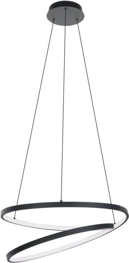 EGLO Ruotale Hanglamp Led Ø 55 Cm Zwart/wit