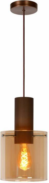 Lucide hanglamp Toledo amber Ø 20 cm Leen Bakker
