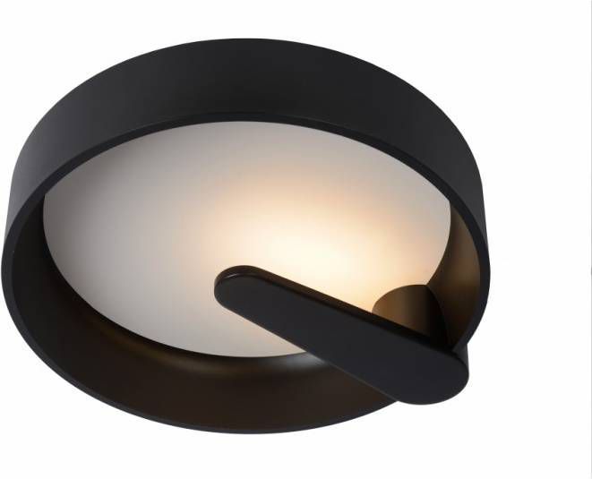 Lucide Miami Plafonnière Ø 40 Cm Led Dimb. 1x15w 3000k Zwart