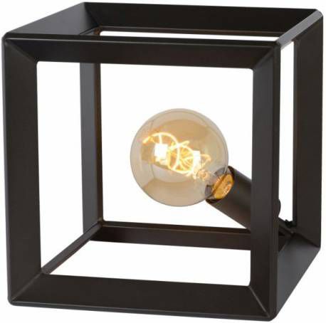 Lucide tafellamp Thor grijs 25x25x25 cm Leen Bakker
