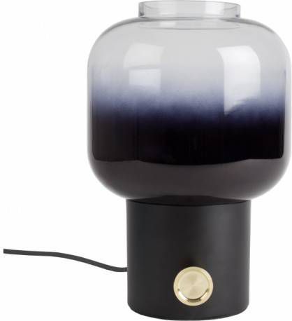 Zuiver Moody Tafellamp Glas Ø20 x 29,5 cm Zwart