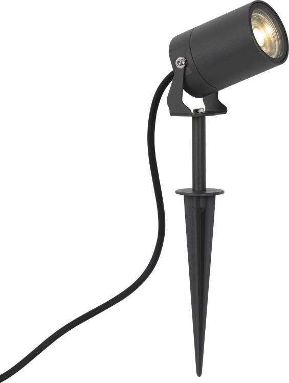 KS Verlichting Stark tuinspot incl. snoer & stekker met schemersensor