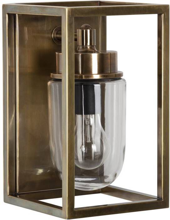 KS Verlichting Wandlamp In &Outdoor Fitzroy Antiek Messing