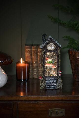 KONSTSMIDE Led lantaarn "waterlantaarn, liggende elf op paddestoelen"(1 stuk )