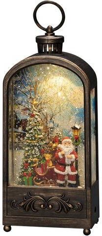 KONSTSMIDE Led lantaarn Waterlantaarn Santa en boom, kerstversiering(1 stuk )