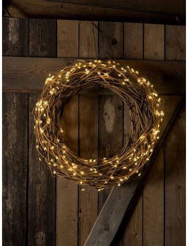 KONSTSMIDE Led lichtgordijn Led sterrenkrans, 10 strengen à 20 dioden(1 stuk )