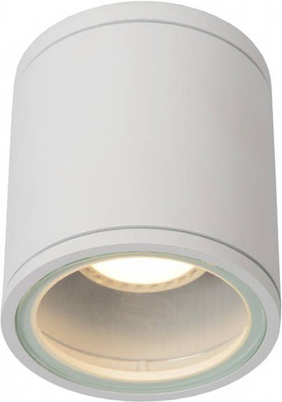 Lucide Aven Plafondspot Badkamer Ø 9 Cm 1xgu10 Ip65 Wit