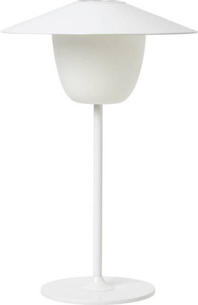 Blomus Mobiele LED Verlichting Ani Spatwaterdicht Aluminium Wit