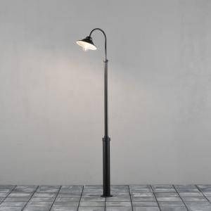 Konstsmide Staande Buitenlamp 'Vega' 240cm hoog,E27 max 60W / 230V, kleur Zwart