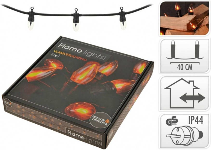 Maxtotaal_nl Nampook Vlamverlichting Hangend 10l Buiten Oranje