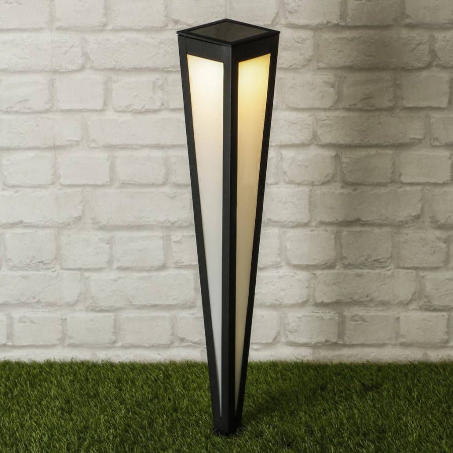 Voordeeldrogisterij Premium LED Tuinlamp Op Zonne Energie 10 x 10 x 75 cm