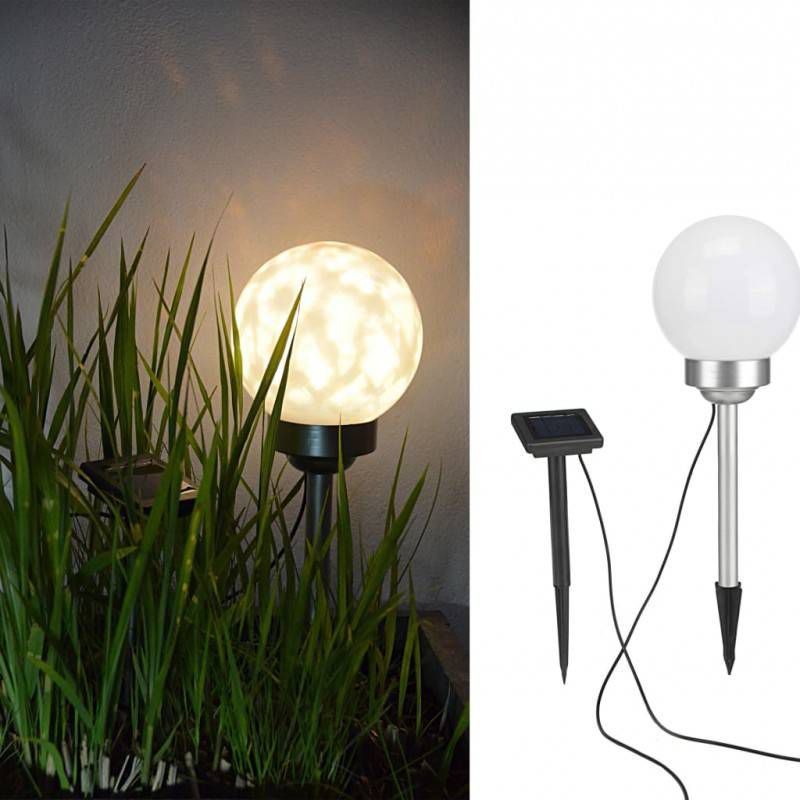 Huismerk Premium Priklamp LED Bal Met Rotatiefunctie Solar 15 cm