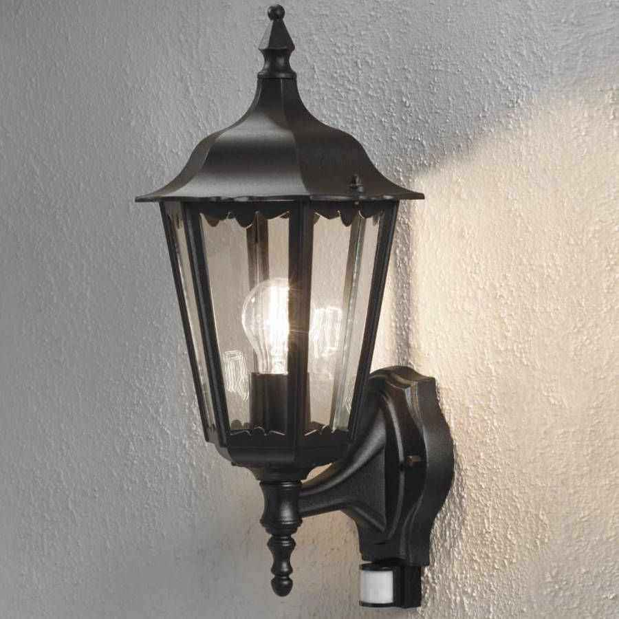 KonstSmide Buitenlamp Firenze met bewegingsmelder zwart 7236 750