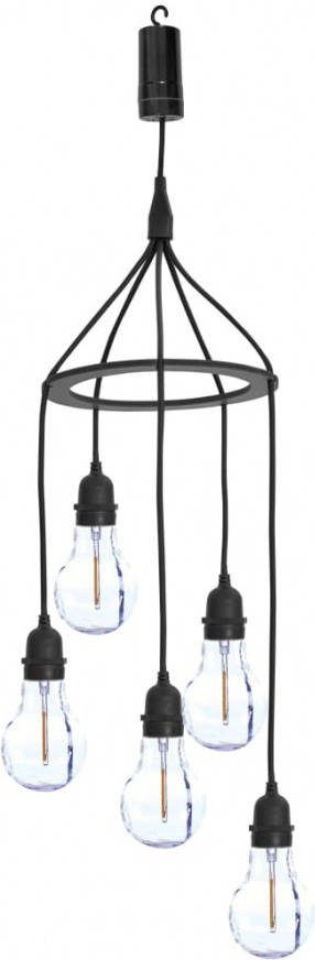 Luxform Hanglamp voor buiten Drop 5 lichts met helder glas 92732