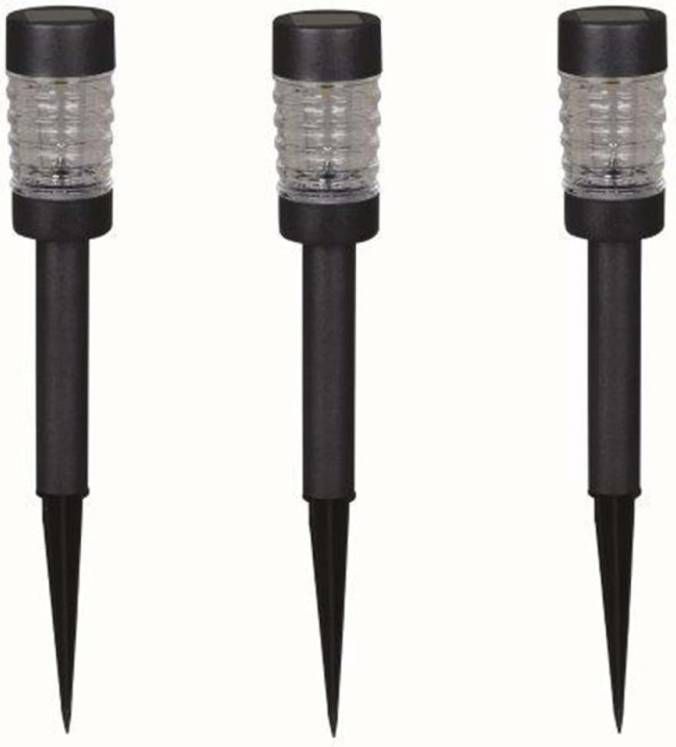 Luxform Rennes Post Light Set Of 3 5lm Solar