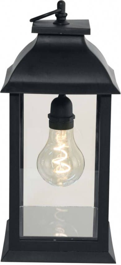 Luxform Tafellamp op batterijen LED Black Lantern A60