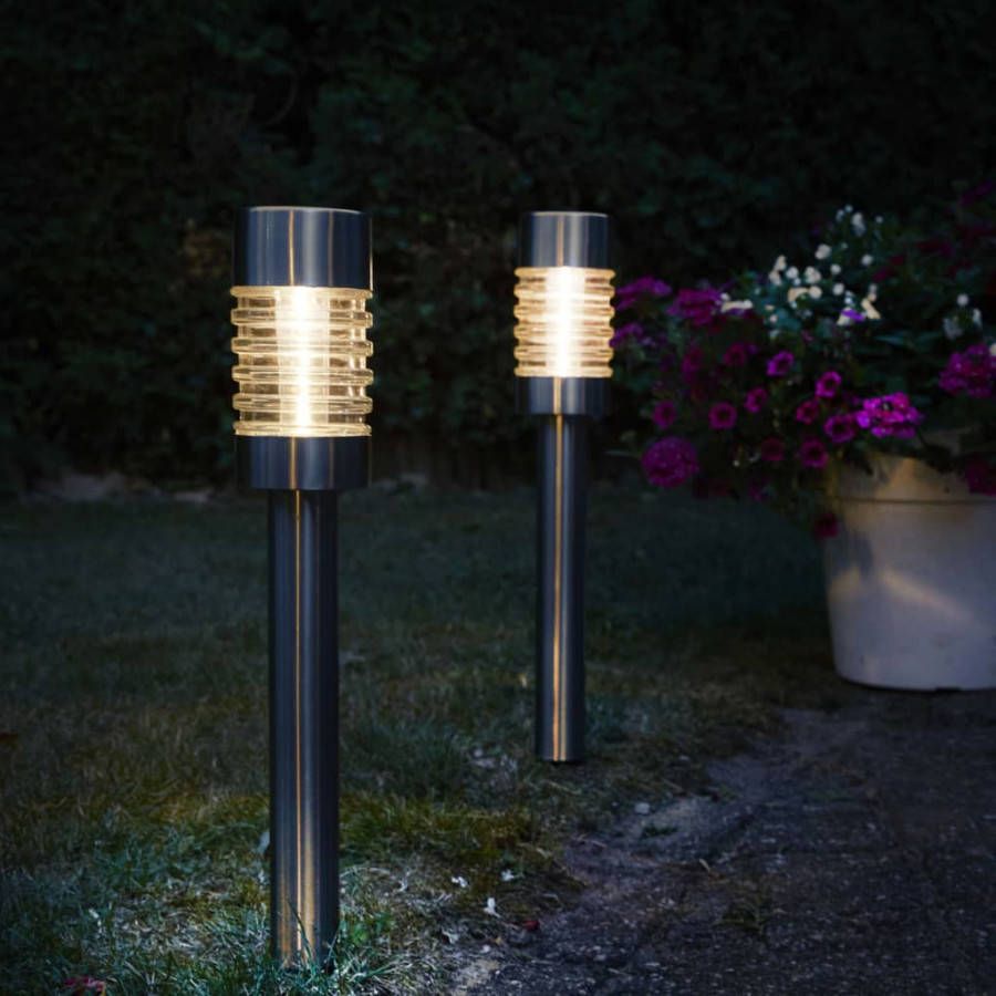 Luxform Torino Staande Lamp Set Van 2 6lm Solar
