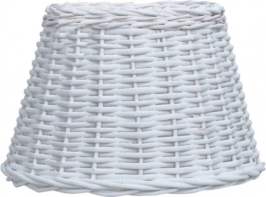 VIDAXL Lampenkap 30x20 cm wicker wit