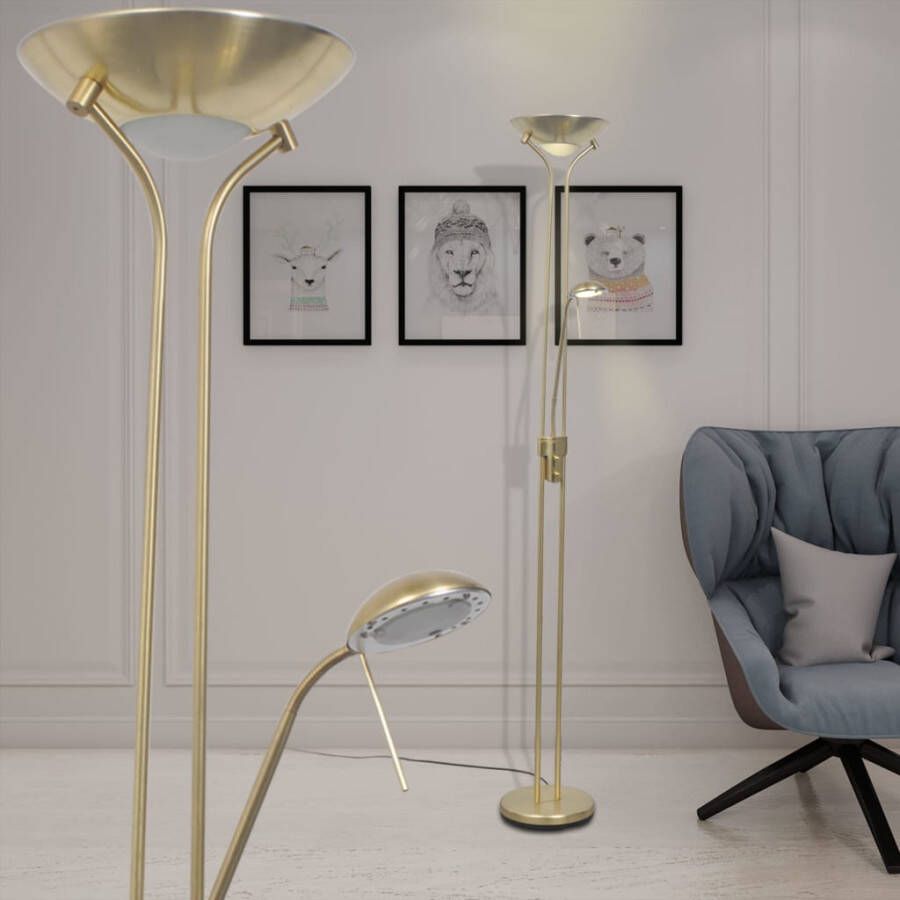 vidaXL led vloerlamp dimbaar 23 W