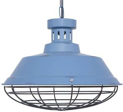 Beliani Sormonne Hanglamp blauw metaal