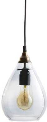 BePureHome Hanglamp 'Simple' Glas Large, kleur Grijs